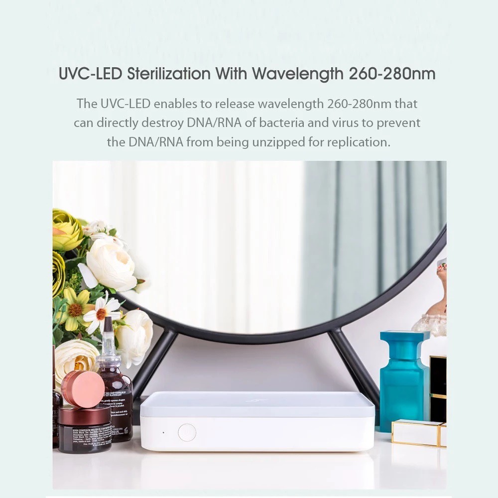 XIAOMI FIVE - UVC Sterilization Box with Wireless Charger - YSXDH001WX - Kotak Steril Multifungsi