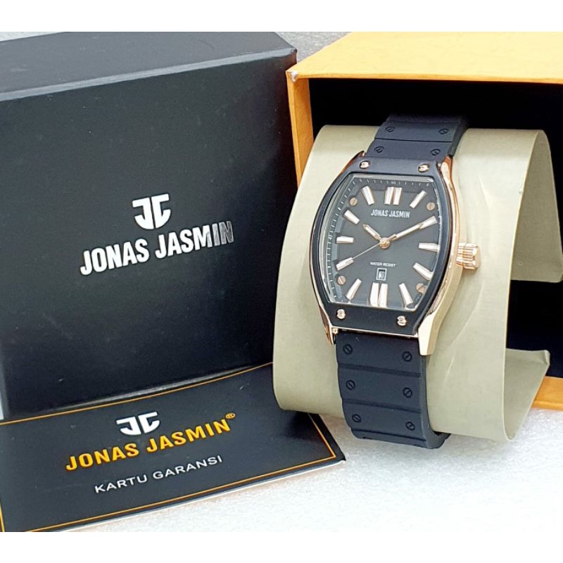 JAM TANGAN JJ WANITA RUBBER TERLARIS KASUAL COD JONAS JASMIN ORIGINAL TERMURAH