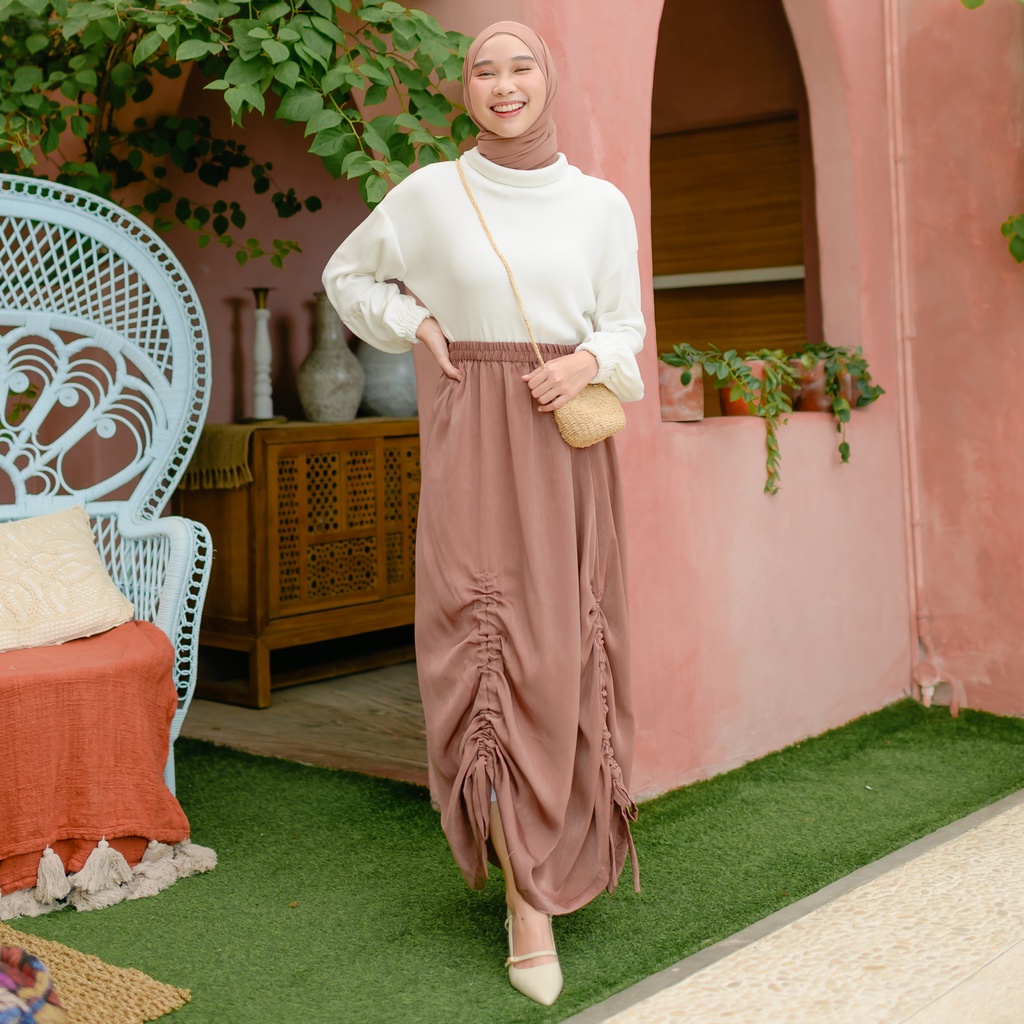Lozy Hijab - Zury Skirt ( Rok Serut )
