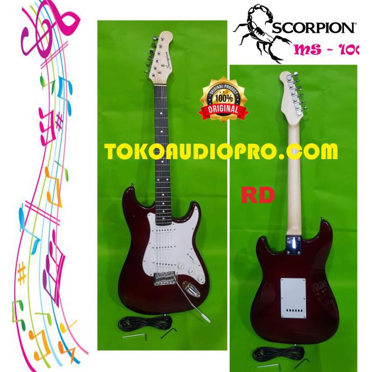 Scorpion Ms100 Ms-100 Ms 100 Gitar Elektrik Murah