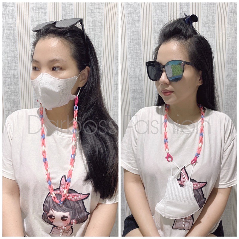 Tali Kalung Masker / Lanyard Masker / Kalung Masker anak / strap masker karakter lucu / Konektor Masker / Strap Mask Rantai Korea ayu ting ting