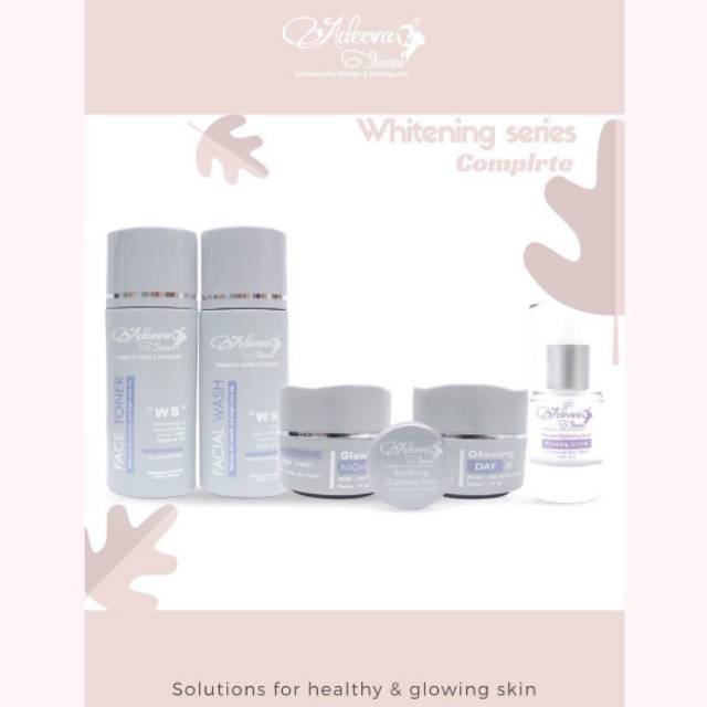Paket Whitening Series " WS " Complete  Adeeva SkinCare ( Ecer & Paket )