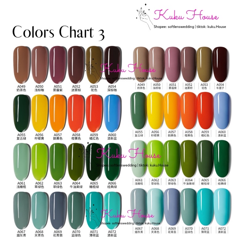 CHARZIEG 051-090 KUTEK UV GEL NAIL POLISH SOAK OFF 15ml BASE TOP MATTE MATT DOFF COAT Char Zieg