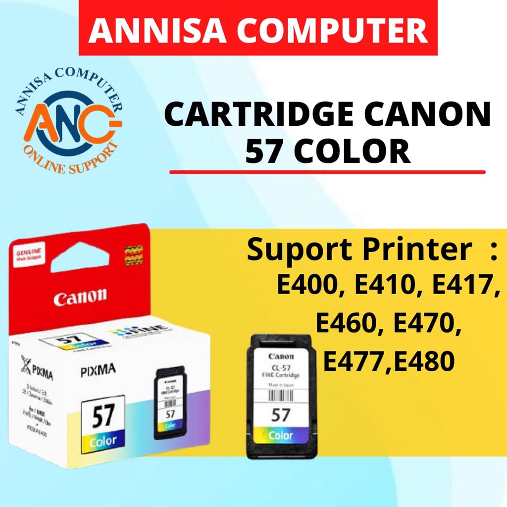 CARTRIDGE TINTA CANON CL - 57 / FOR E400 E410 E460 E470 / CL 57 Color