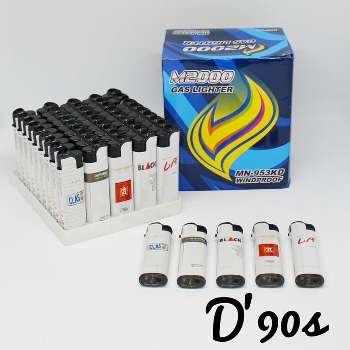 Korek Api Gas Bara M2000 Kode 953K Isi 50 Pcs