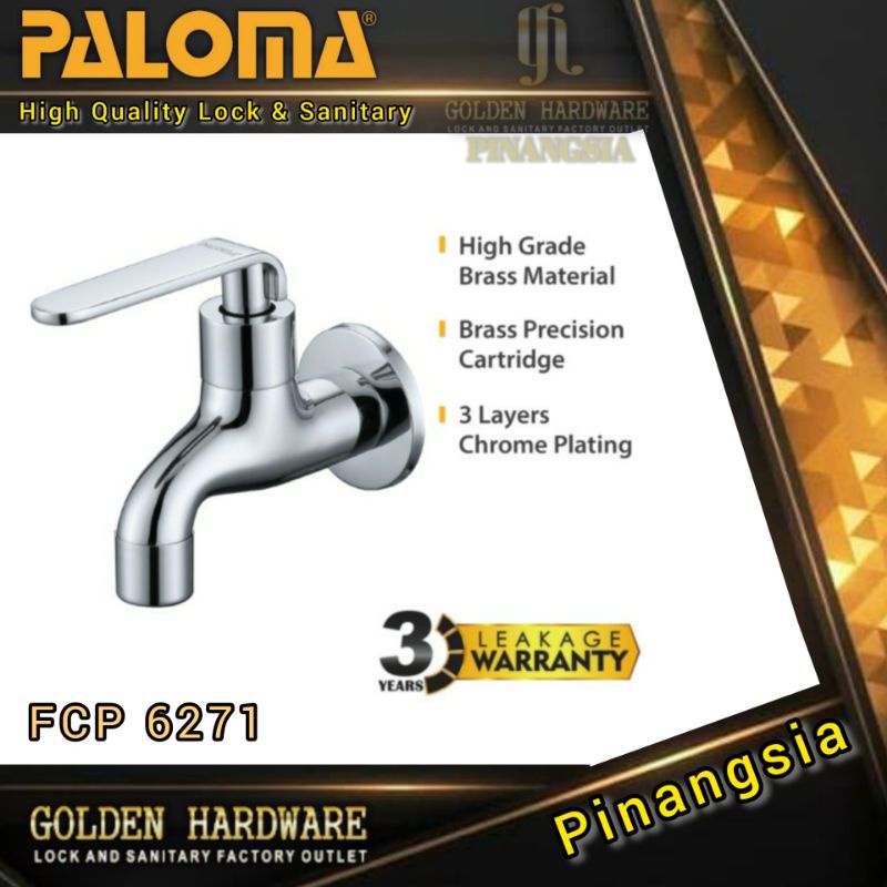 PALOMA FCP 6271 Keran Air Kran Air Dingin Tembok Wall Kran Taman