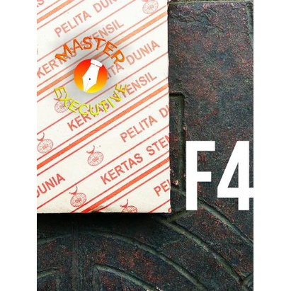 

Pelita Dunia Kertas Stensil F4 / Folio Buram 215 x 330 mm - Bukan HVS