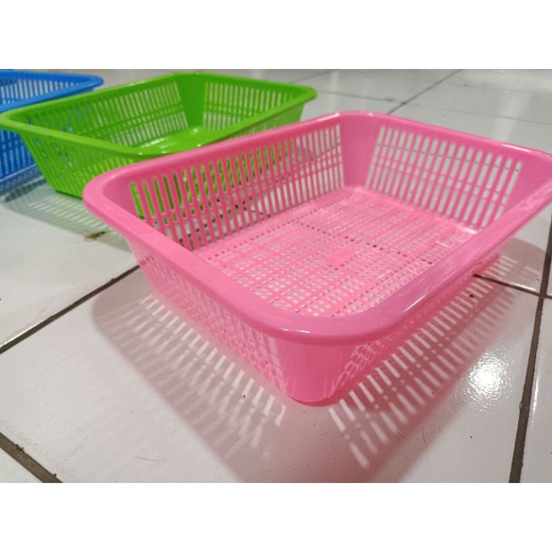 keranjang Surat Dynamic Ukuran L dan M / Bakul Bolong Bolong Persegi Panjang / Keranjang Sayur / Keranjang Serbaguna