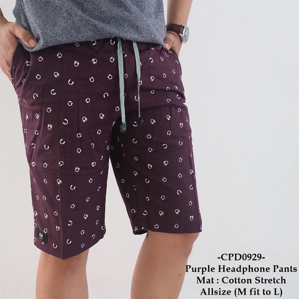 INDOFASHIONPEDIA Celana  Pendek Katun  Pria  Model Distro 