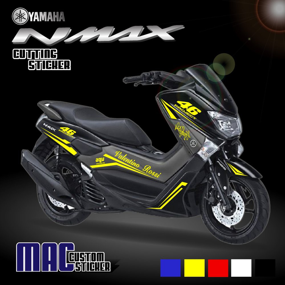 CUTTING STICKER NMAX  46 PROJECT KUNING  Shopee Indonesia