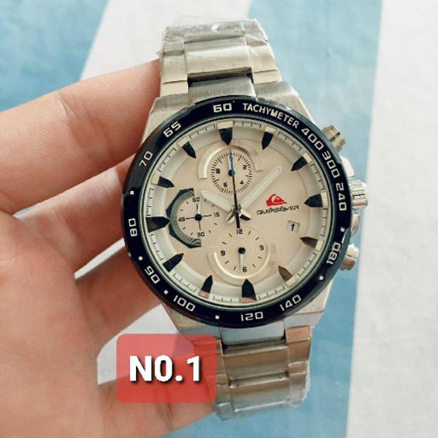 JAM TANGAN PRIA ANALOG QUICKSILVER QS1020 CHRONOGRAPH AKTIF