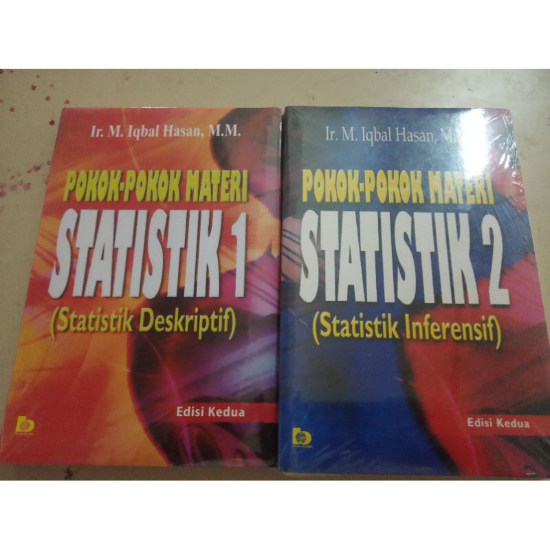 

buku 1 set statistik by iqbal hasan