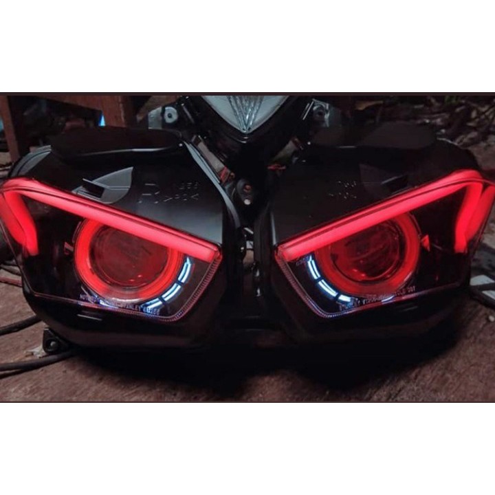 HEADLAMP / LAMPU / REFLEKTOR HID PROJECTOR / PROJIE YAMAHA R25
