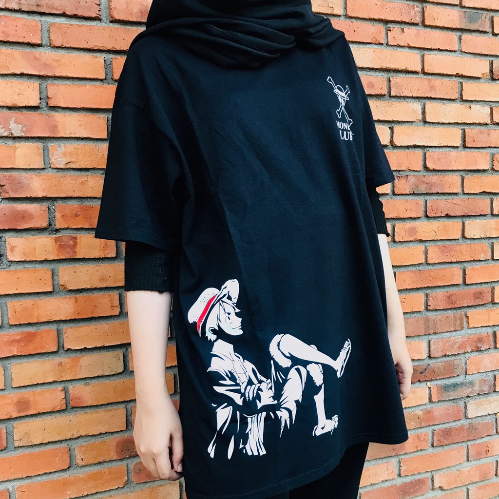 Tshirt Onepiece Luffy Silluet