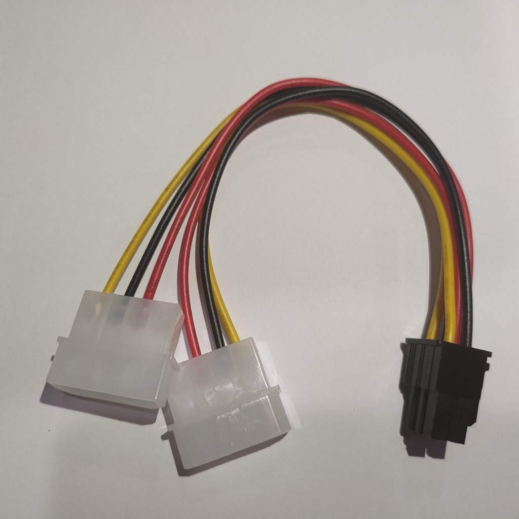 Kabel Converter Molex To 6 Pin Male VGA PCIE