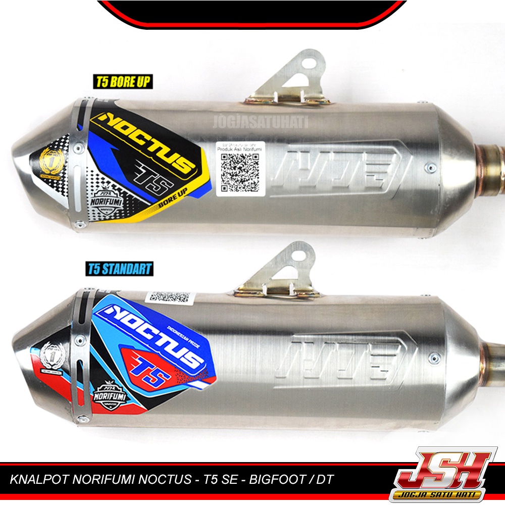 Jual Knalpot Norifumi Noctus T Kenalpot Muffler Original Standar Bore Up Motor Klx