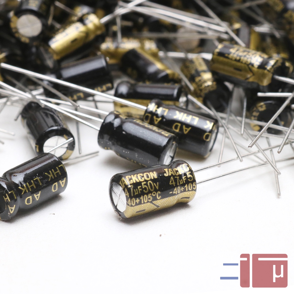 x10 Elco 47uF 50V Jackcon Original Taiwan