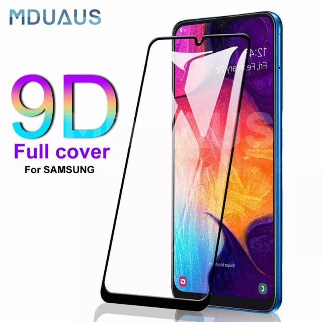 PROMO Tempered Glass SAMSUNG Galaxy A50 TG Layar FULL COVER Black Premium Glass Anti Gores Kaca