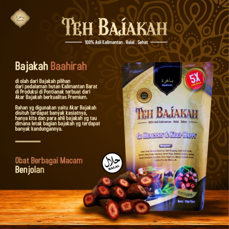 [ teh bajakah + madu murni ] Teh Akar Bajakah Kalimantan Kualitas TERBAIK 100% Herbal Akar Bajakah -