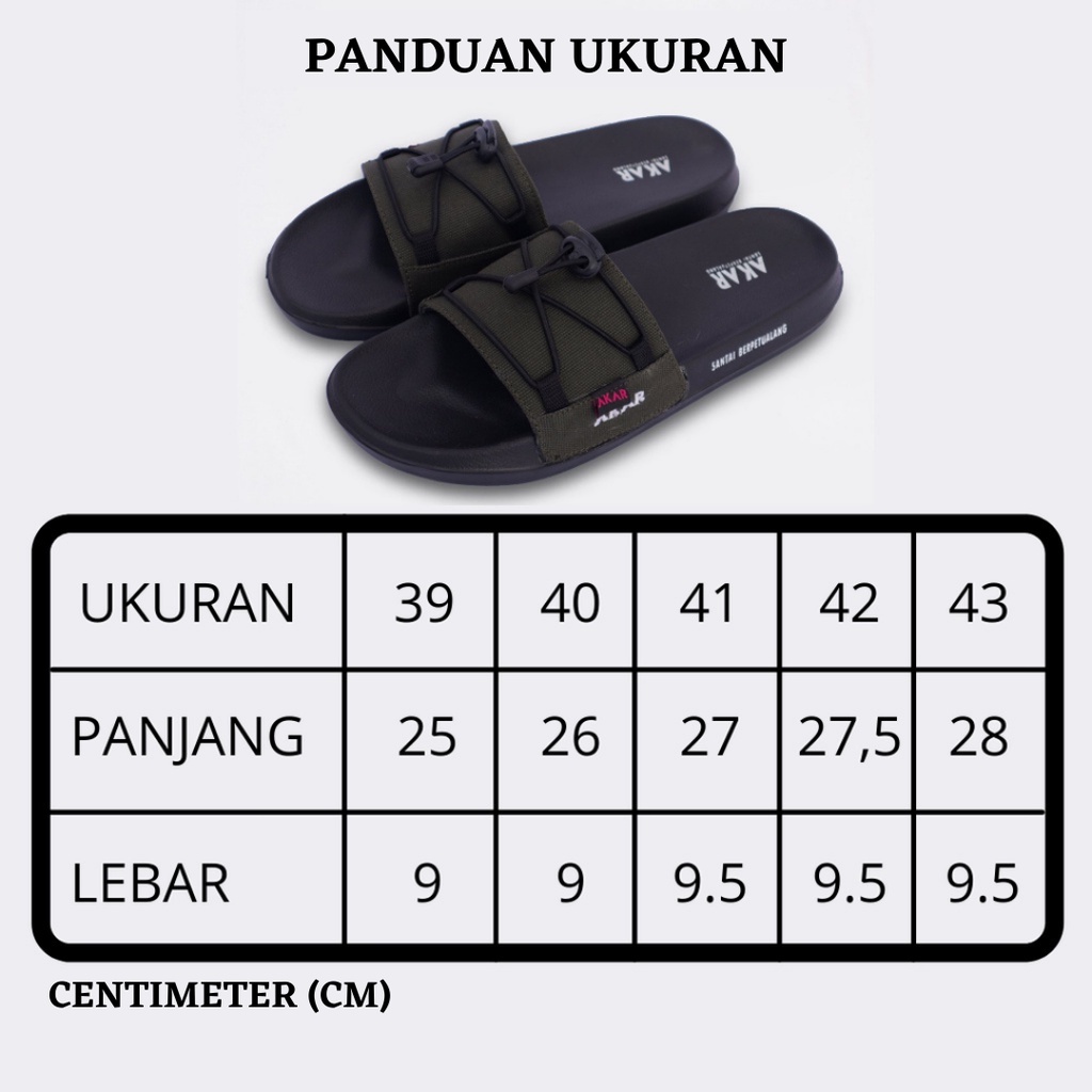 Sandal Slide Pria dan Wanita Terbaru Slide On Distro Sandal Slippers Sendal Anti Licin Selop Ringan Akar Army Kekinian Murah