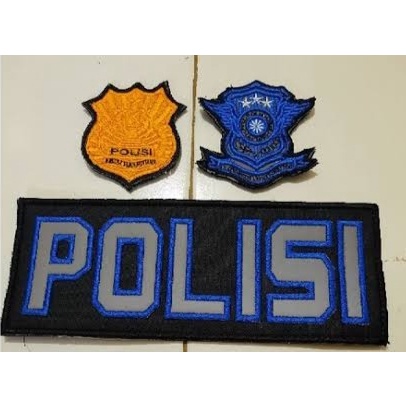 Logo Bordir Komputer POLISI