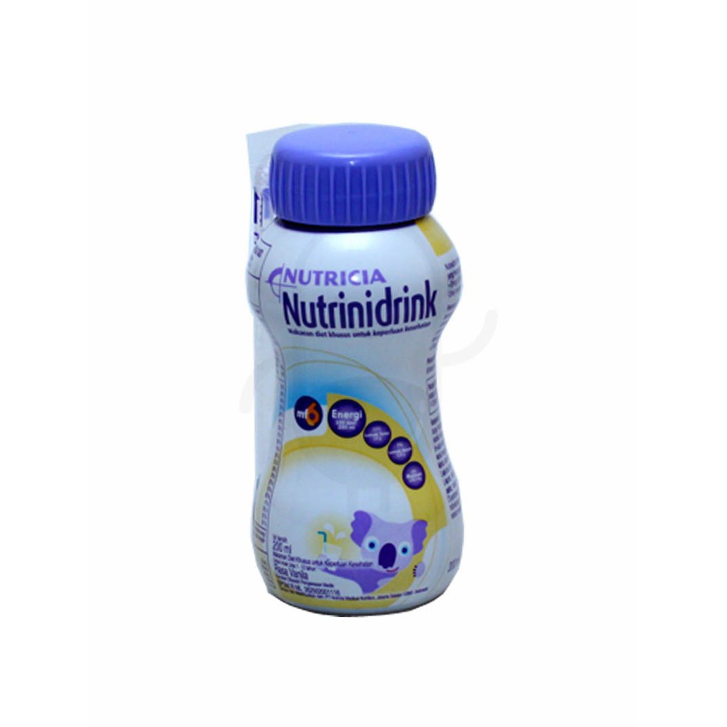 NUTRINI DRINK MULTI FIBRE COKLAT, STROBERI, VANILLA 200ML