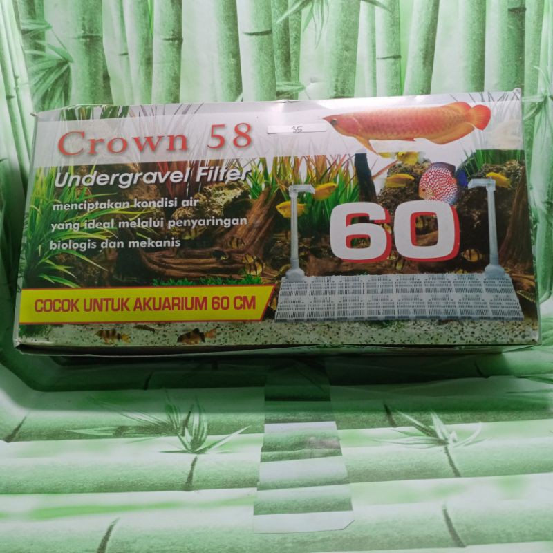 Undergravel CROWN 60cm Undergravel filter aquarium