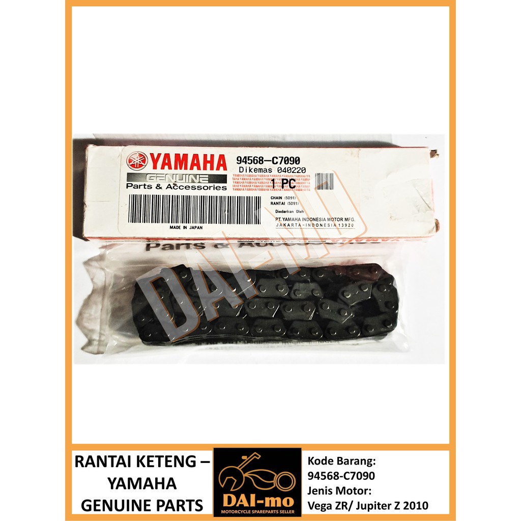 Rantai Keteng Vega ZR/ Jupiter Z 2010 YAMAHA ORI ASLI/ Kamprat Kamrat 94568-C7090