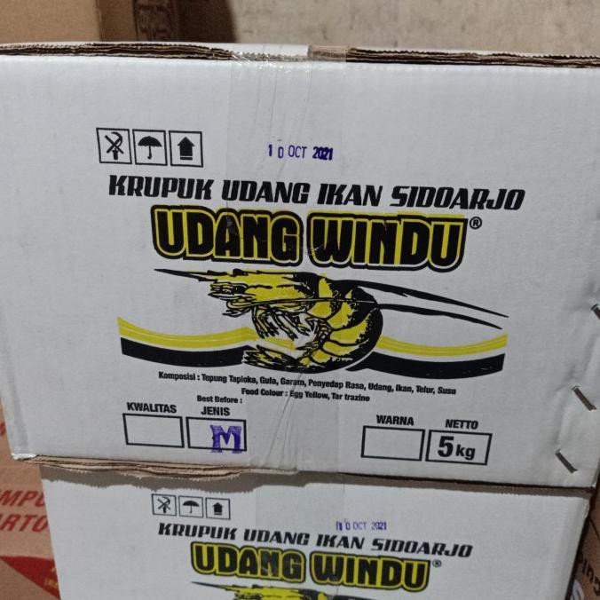 

Kerupuk Udang Ikan Sidoarjo Cap Udang Windu 5Kg Jenis M (Mede)