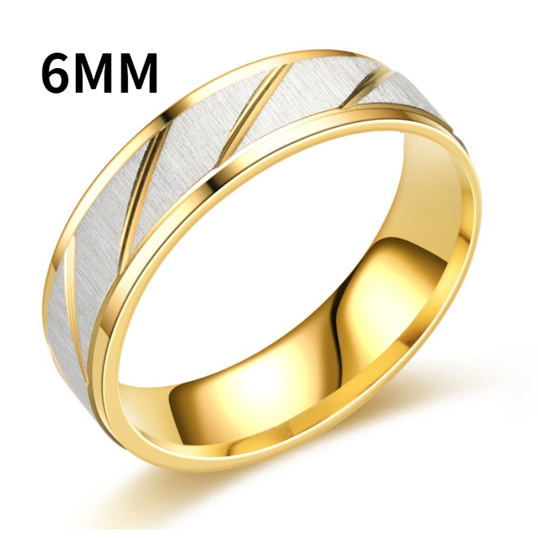 CINCIN TITANIUM LAPIS EMAS 18k