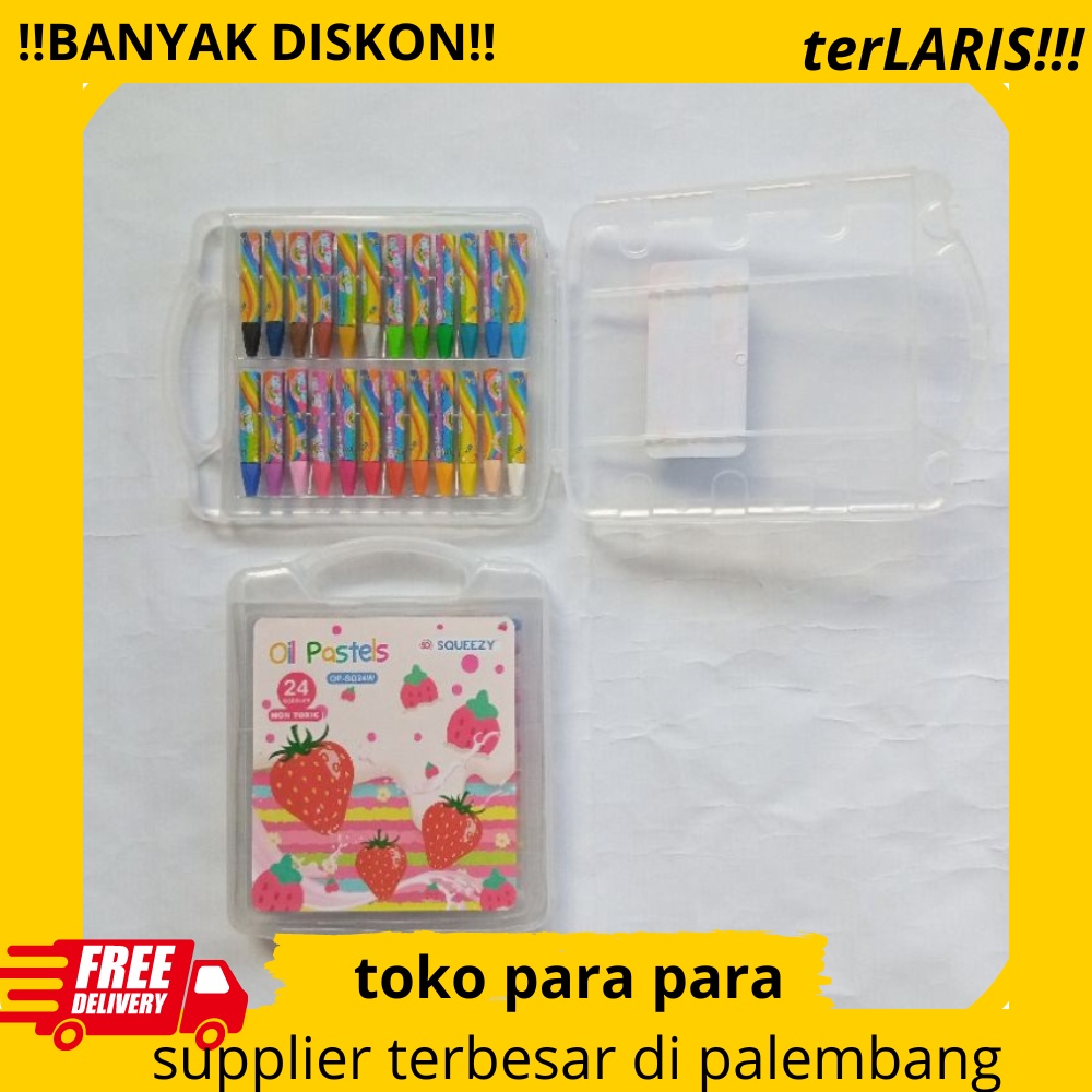 

Hots CRAYON SQUEEZY MURAH 24 WARNA / CRAYON CANDY / OIL PASTEL