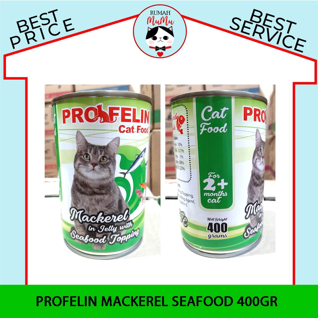 MAKANAN KUCING PROFELIN UNTUK USIA 2 BULAN KE ATAS MACKAREL SERIES