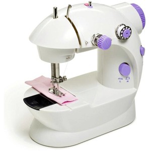 Mesin jahit Mini 4 in 1 Sewing Machine Portable SM-202A ada Lampu LED