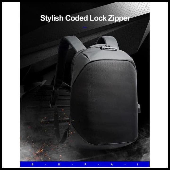 TERMURAH TAS RANSEL ANTI MALING TAS ANTI MALING TAS CHARGER TAS ANTI THIEF - NAVY 