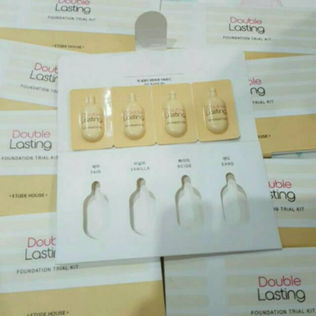 ETUDE HOUSE Double Lasting Foundation 4ea