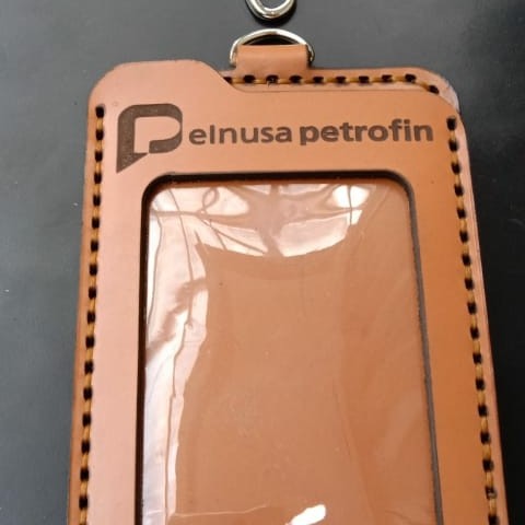 NAMETAG IDCARD HOLDER CUSTOM LOGO ELNUSA PETROFIN