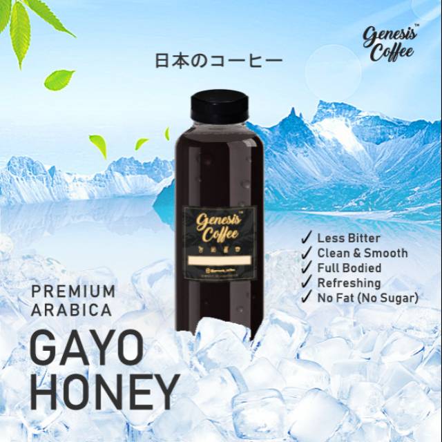 

Japanese Iced Coffee / Arabica Gayo Honey