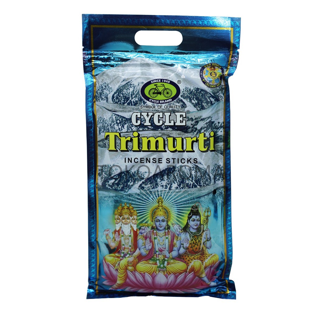 Dupa India (Aromaterapi) Economy Pouch - Cycle Trimurti 250 sticks