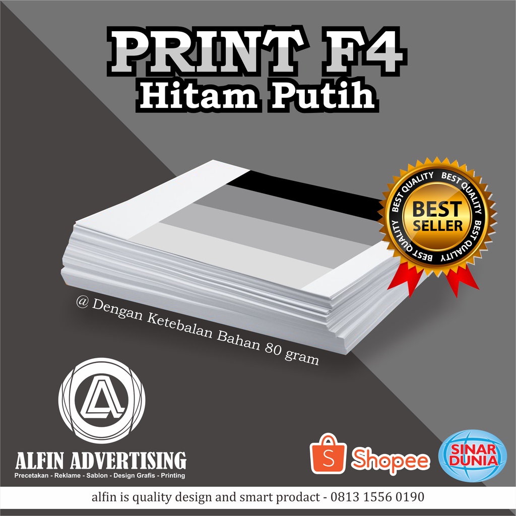

Print F4 80gram " Harga Termurah " Cepat & Berkualitas
