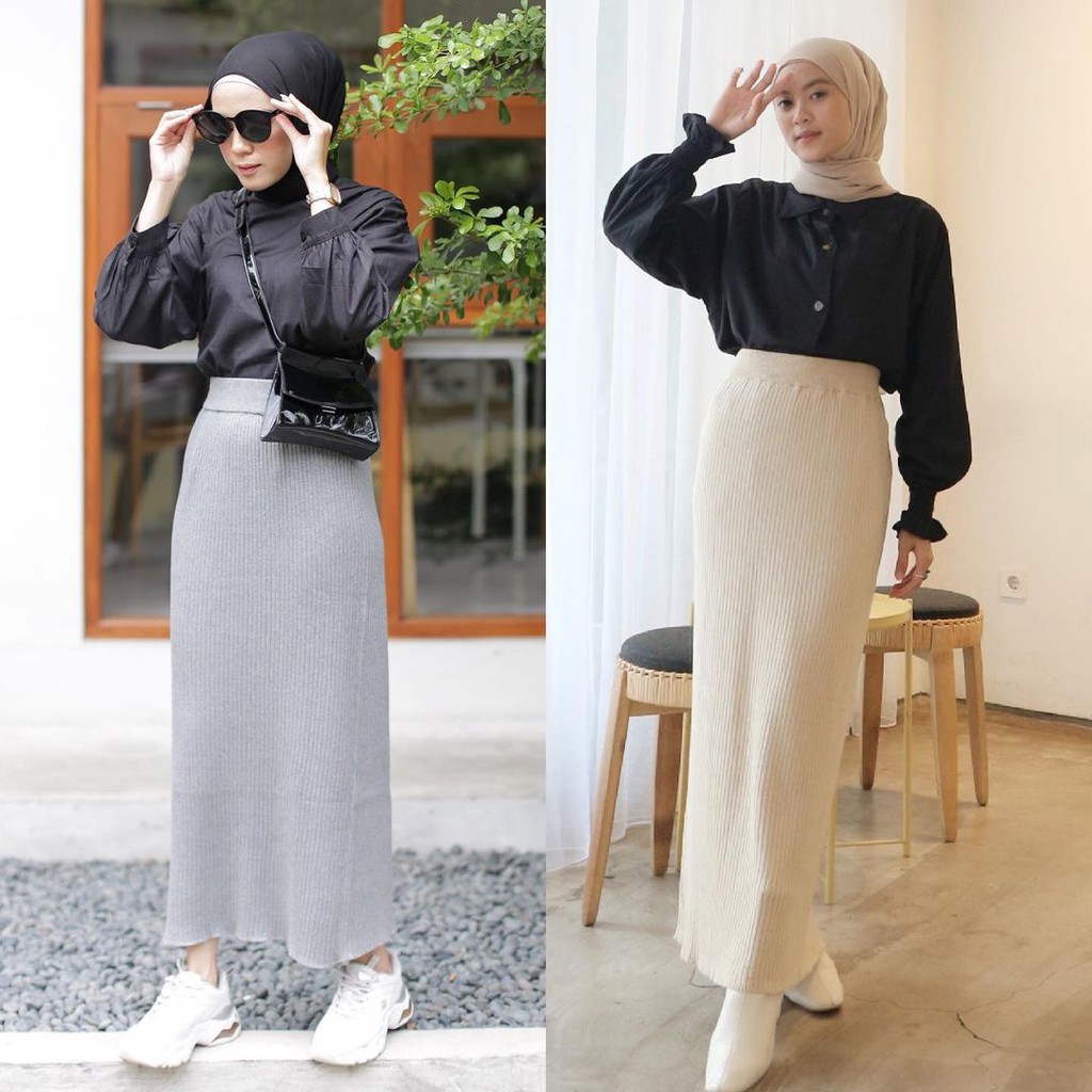 Britney span plisket skirt | rok wanita | bawahan muslim-2
