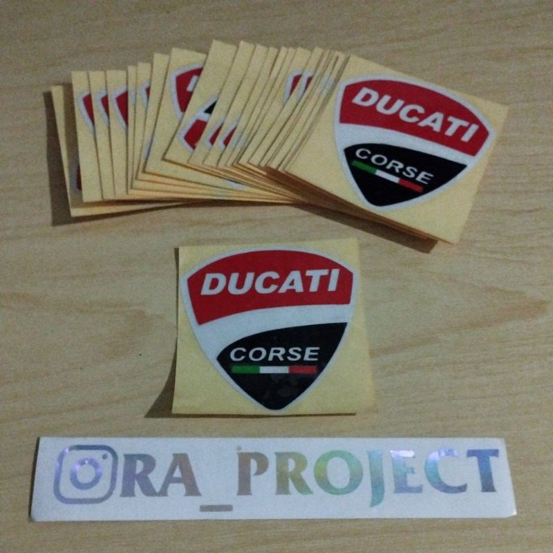 stiker ducati corse