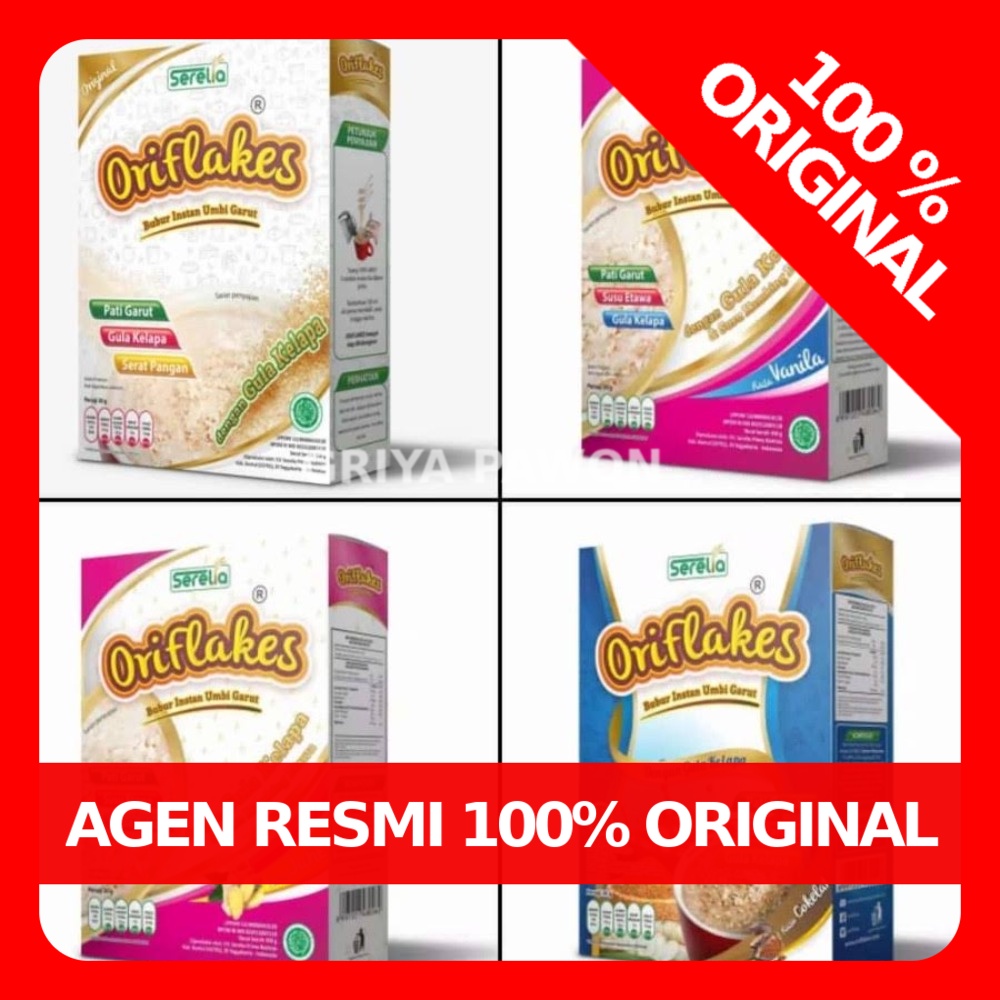

Oriflakes Sereal Umbi Garut Asam Lambung 350 gram