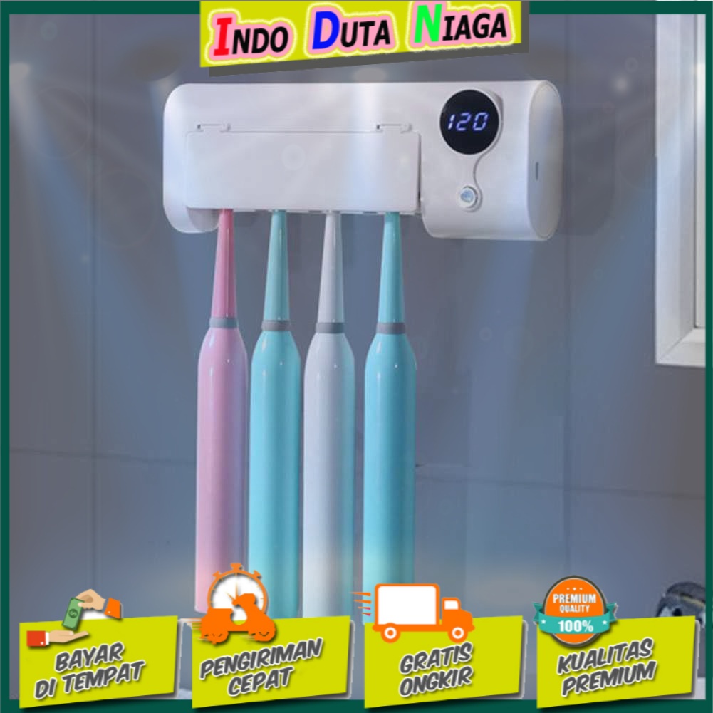 ISHOWTIENDA Rak Sikat Gigi UV Toothbrush Holder Sterilizer - EC138