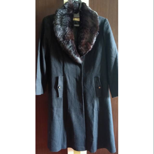 Long Coat Wool Bulu Big Size Preloved