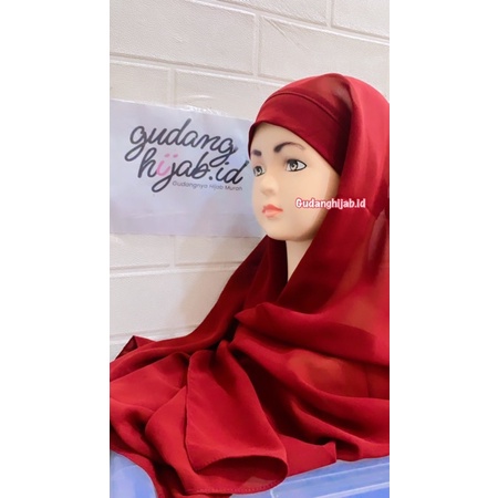 Hijab Pashmina Anak Malaysia Ceruty Premium Murah | Hijab instan Anak | Pashmina instan | Pashmina M