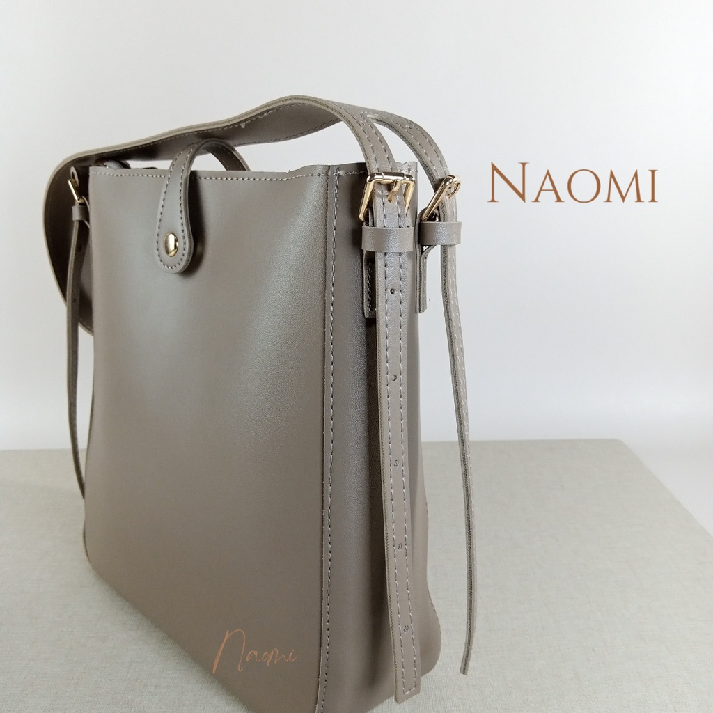 NAOMI - Magnolia Hand Bag Import Wanita - Tote Bag - Sling Bag Wanita - Tas Kulit Premium - Fashion Bag - Tas Wanita