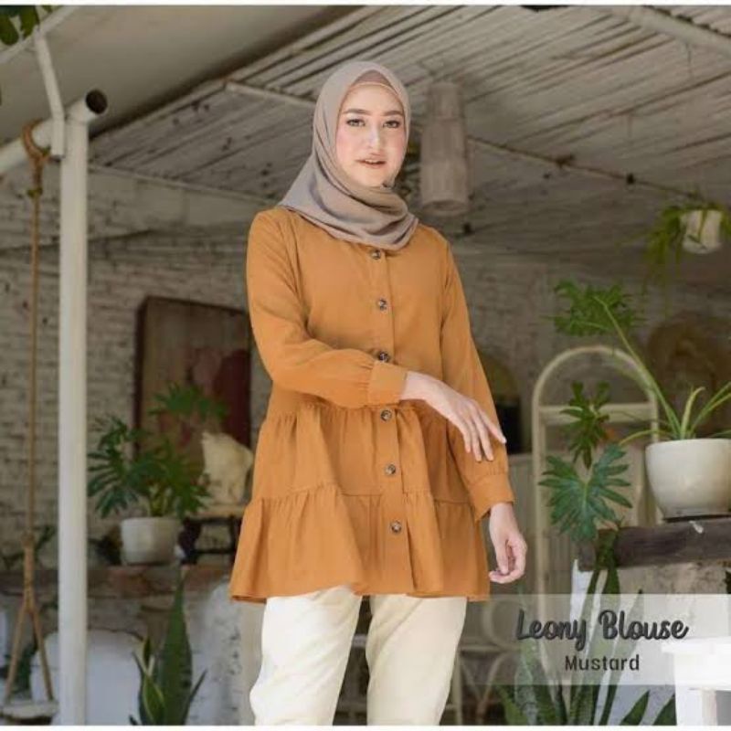 Baju Tunik Wanita Leony Blus