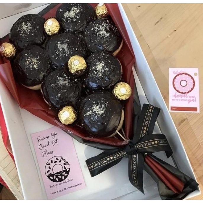 

Donat Buket / Donut Boquet Valentine Birthday sourdough