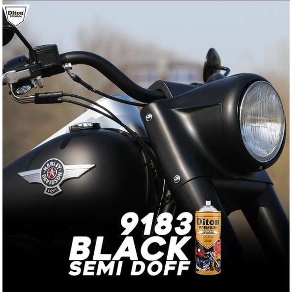 Cat Pilox Diton Premium 9183 Black Semi Doff 400cc Hitam semi dop matte matt Pylox Sepeda Motor