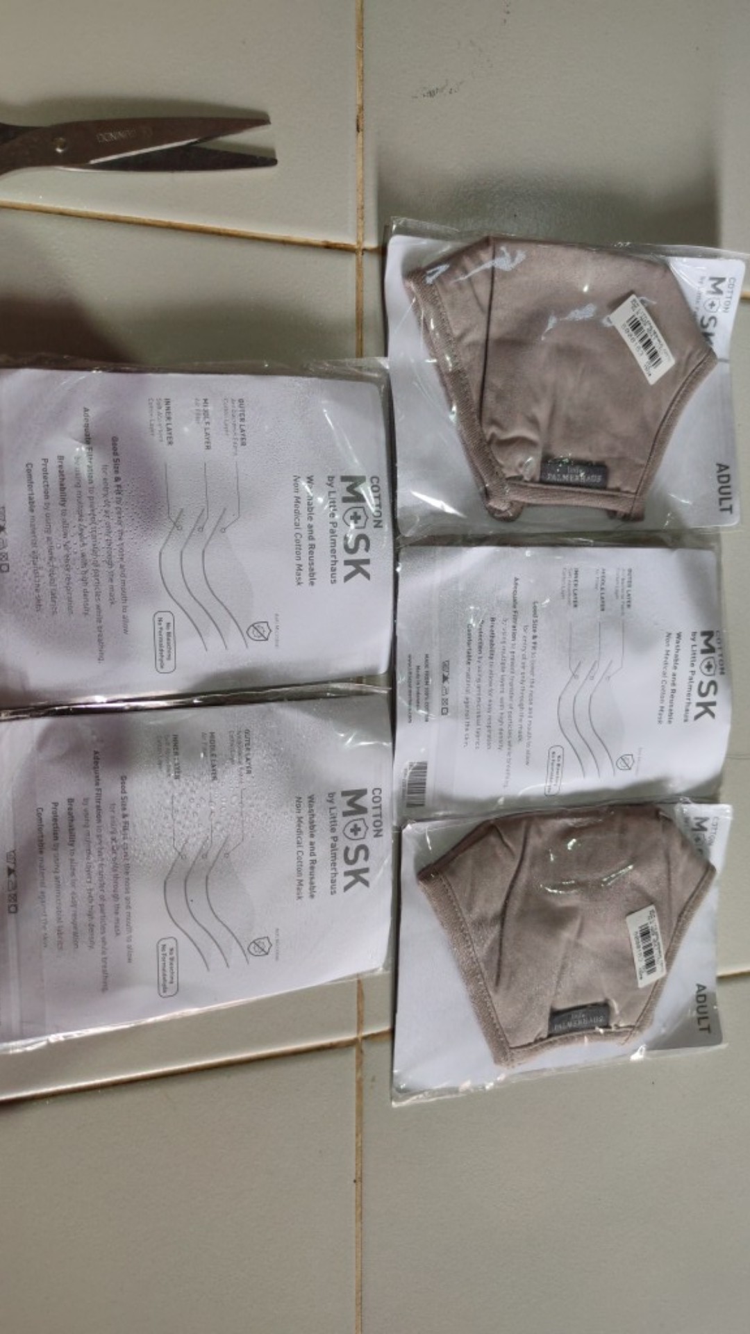 Little Palmerhaus Masker Kain / Cotton Mask Dewasa